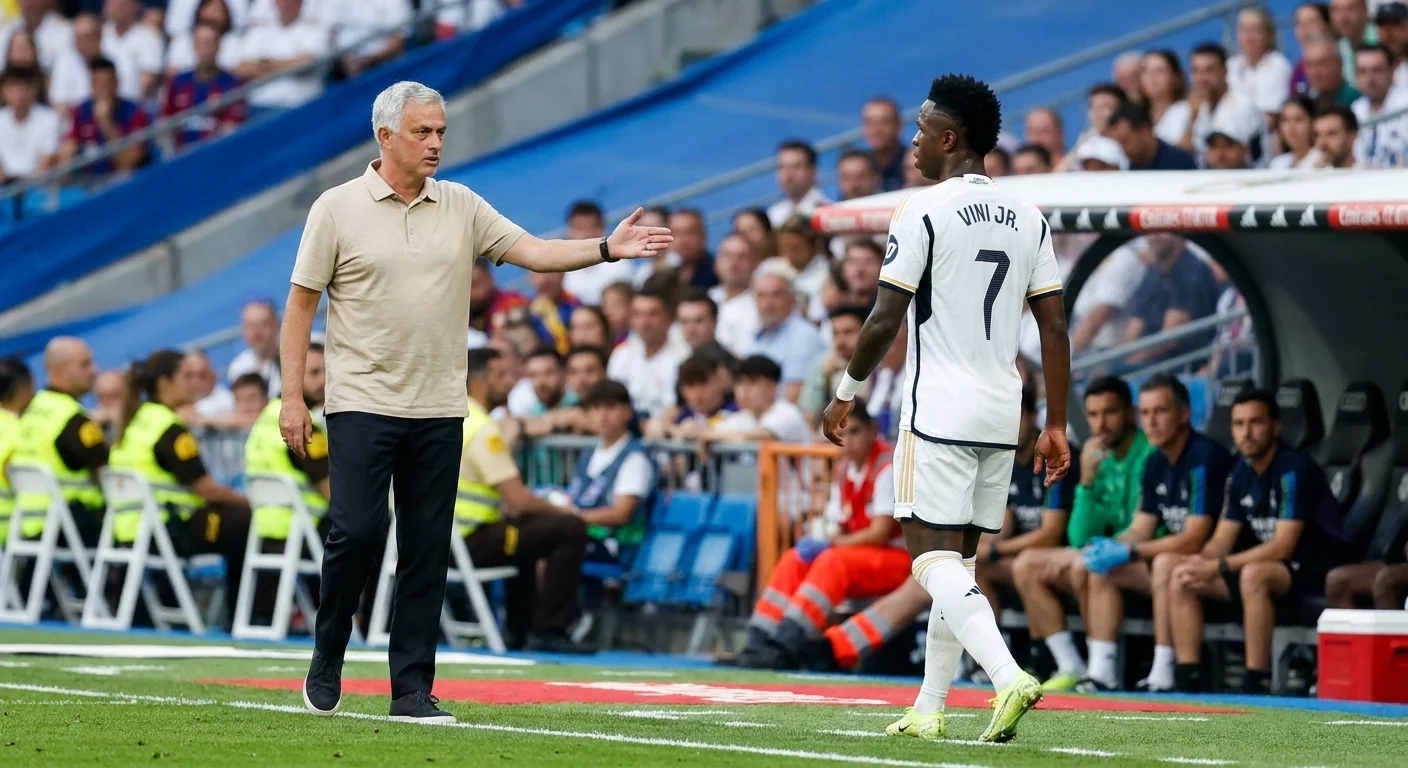 Mourinho sienta a Vinícius y pide paciencia con él