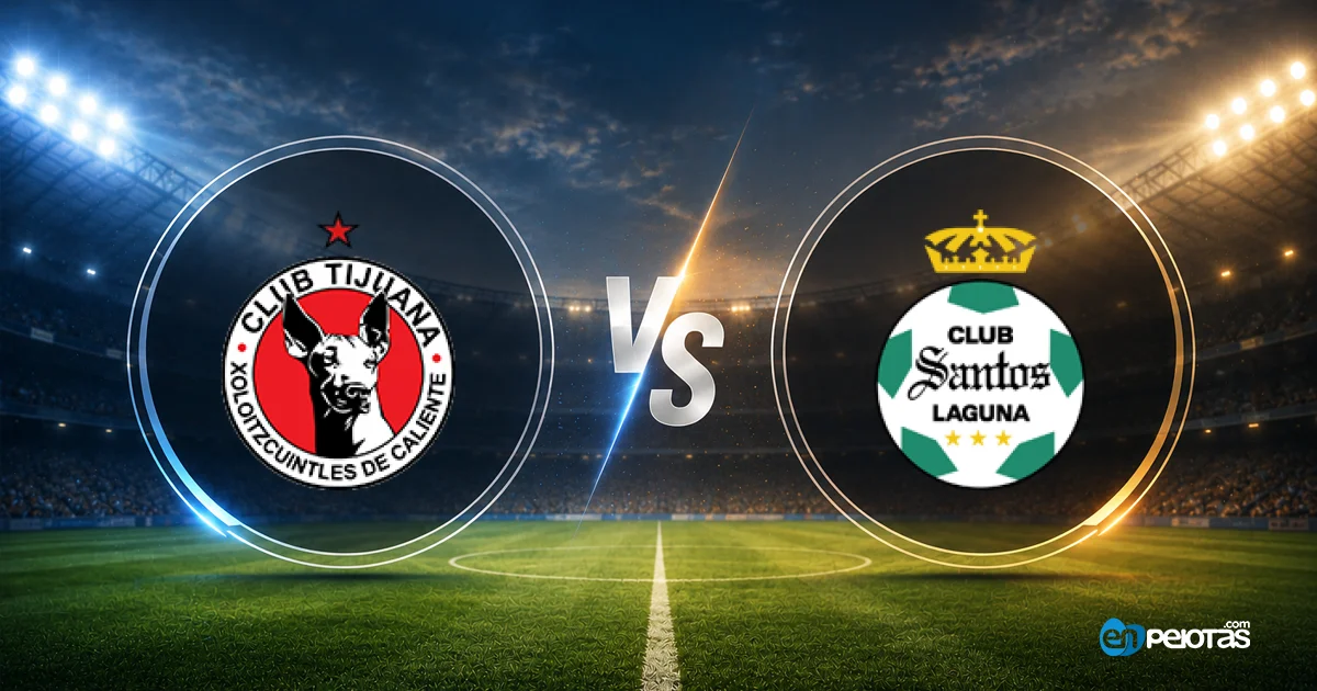 Tijuana golea 4-1 a Santos con doblete de Rivero