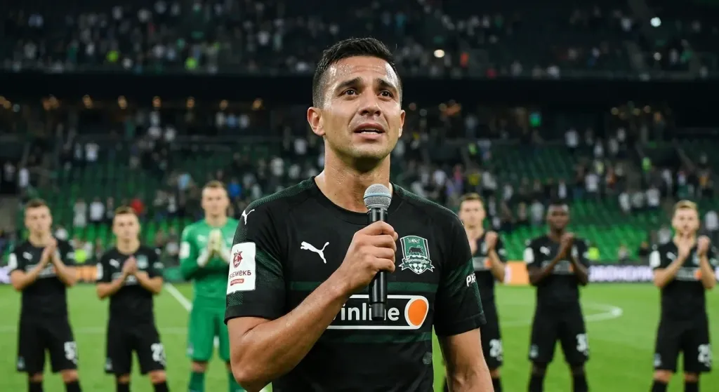 Giovanni González se despide del Krasnodar con emotivo discurso y se suma a River Plate