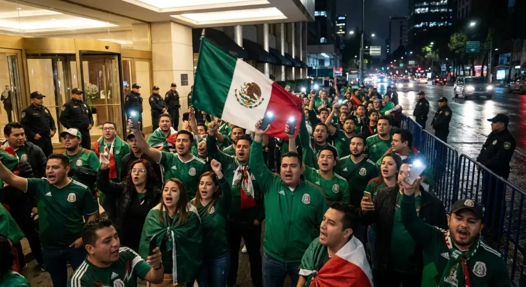 México arma serenata para perturbar a Inglaterra