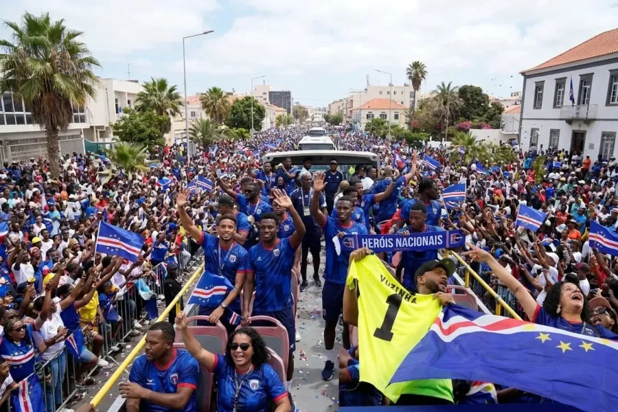 Cabo Verde recibe a su selección como leyenda tras su histórica participación en la Copa del Mundo