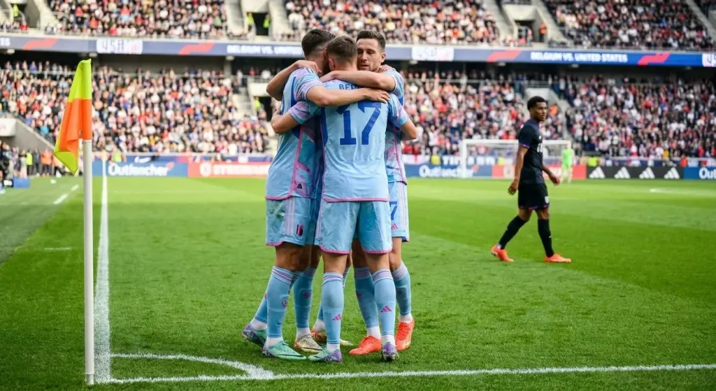 Bélgica vence a Estados Unidos 4-1 en octavos