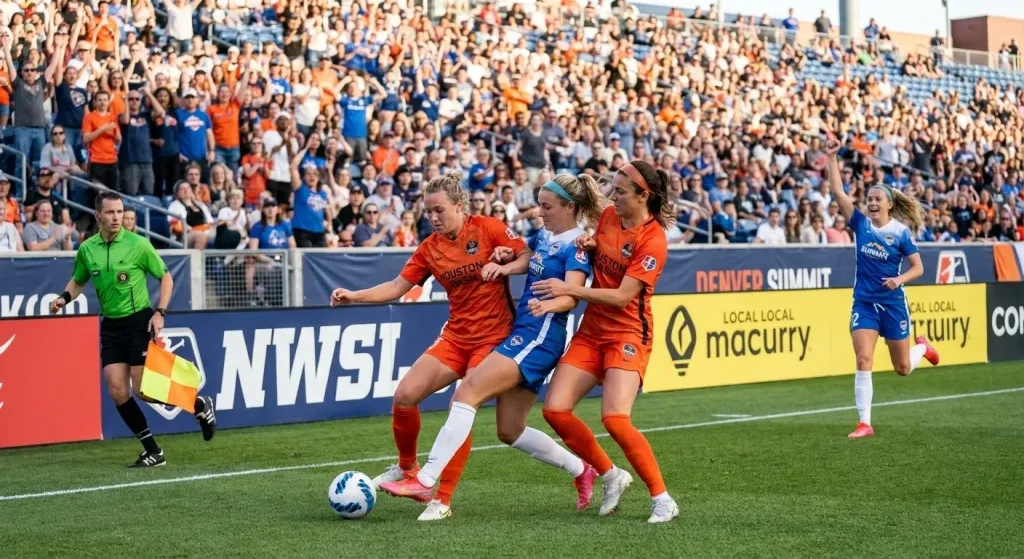 Denver Summit y Houston Dash protagonizan un emocionante empate a dos goles en la NWSL