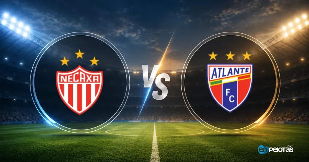 Necaxa remonta al Atlante con dos goles en el descuento para vencer 2-1