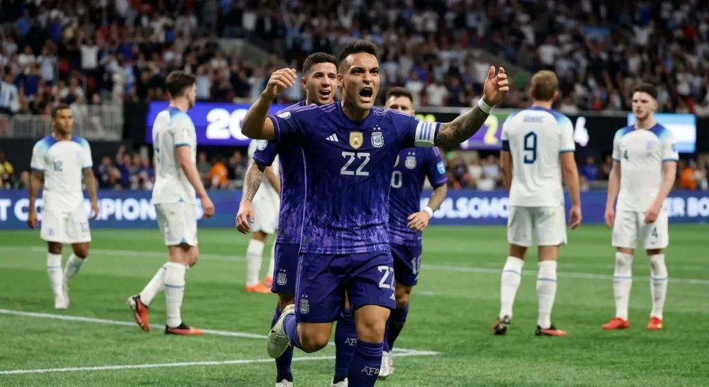 Argentina venció 2-1 a Inglaterra en Atlanta y enfrentará a España en la final del Mundial 2026 tras el gol de Lautaro Martínez