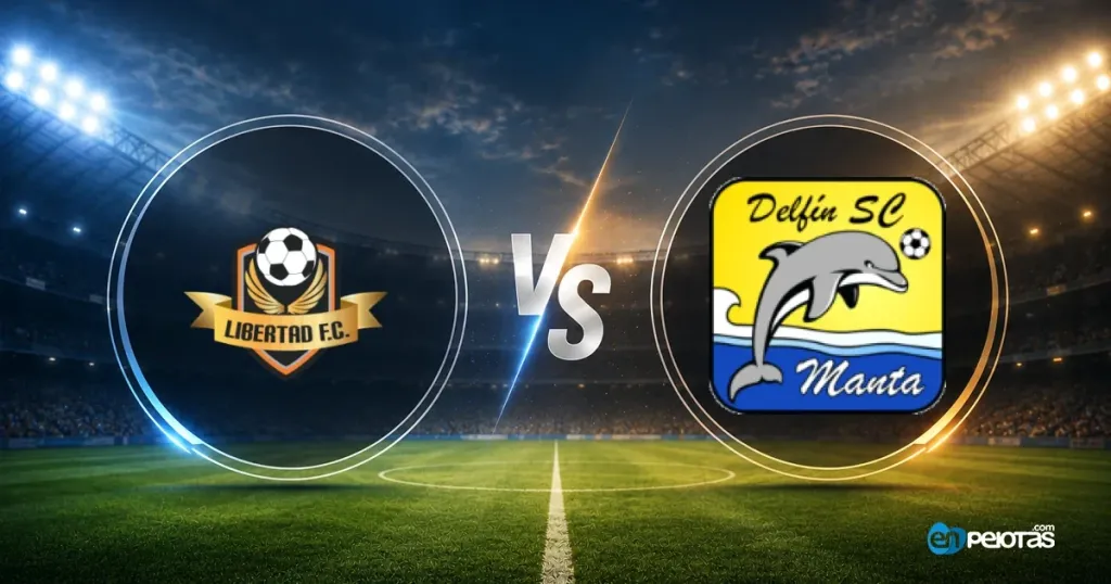 Libertad recibe a Delfín en duelo directo por la parte baja de la Serie A de Ecuador