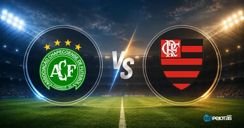 Flamengo golea 4-0 al Chapecoense en una noche de dominio total en el Brasileirão