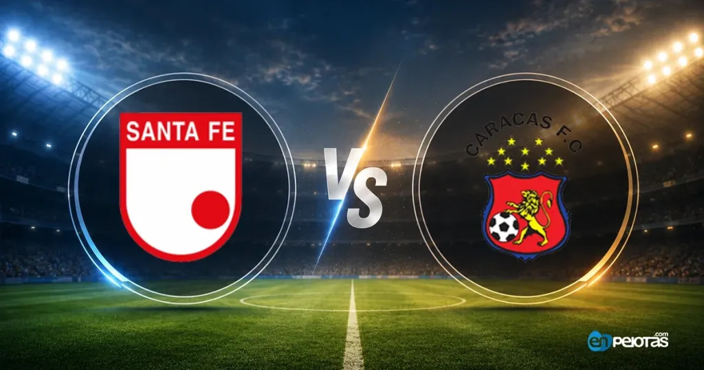 Santa Fe golea a Caracas 2-0 en El Campín y avanza en la Copa Sudamericana