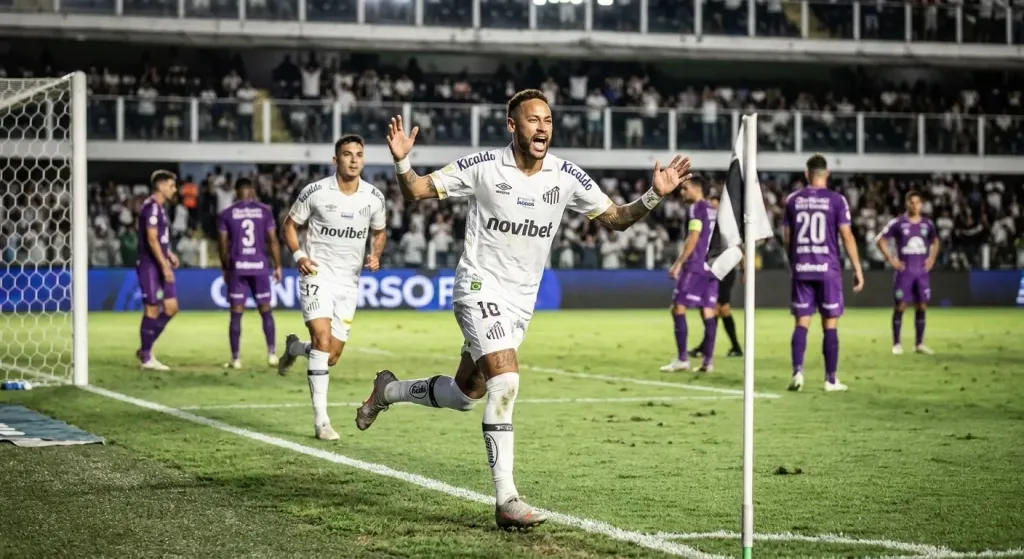Neymar anota doblete pero Santos no puede ganar: empata 2-2 con Chapecoense