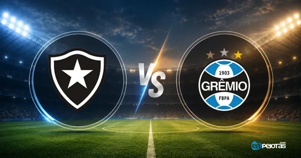 Botafogo recibe a Grêmio en busca de mantener su racha ganadora