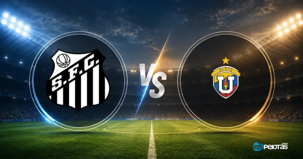 Santos remonta y goleó 4-2 a Universidad Central en la Copa Sudamericana