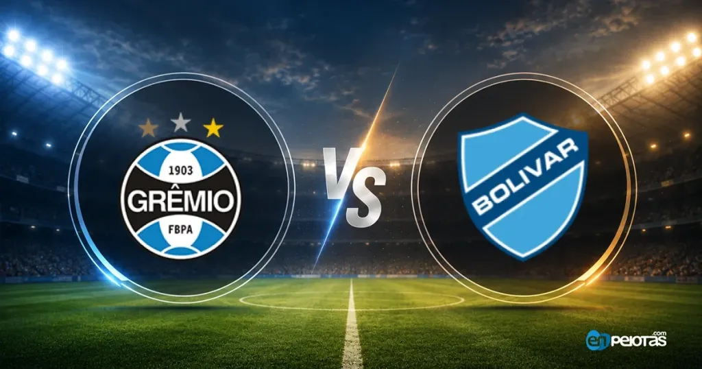 Bolívar sorprende a Grêmio con victoria mínima en la Copa Sudamericana