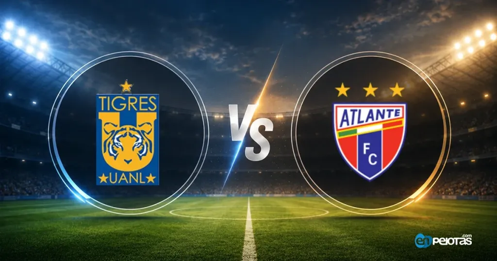 Tigres vs Atlante en la Liga MX