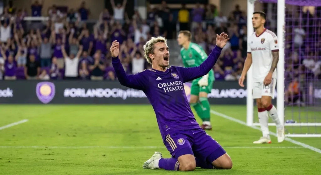 Antoine Griezmann scores twice against Real Salt Lake and wins MLS Team of the Week honors for Week 22