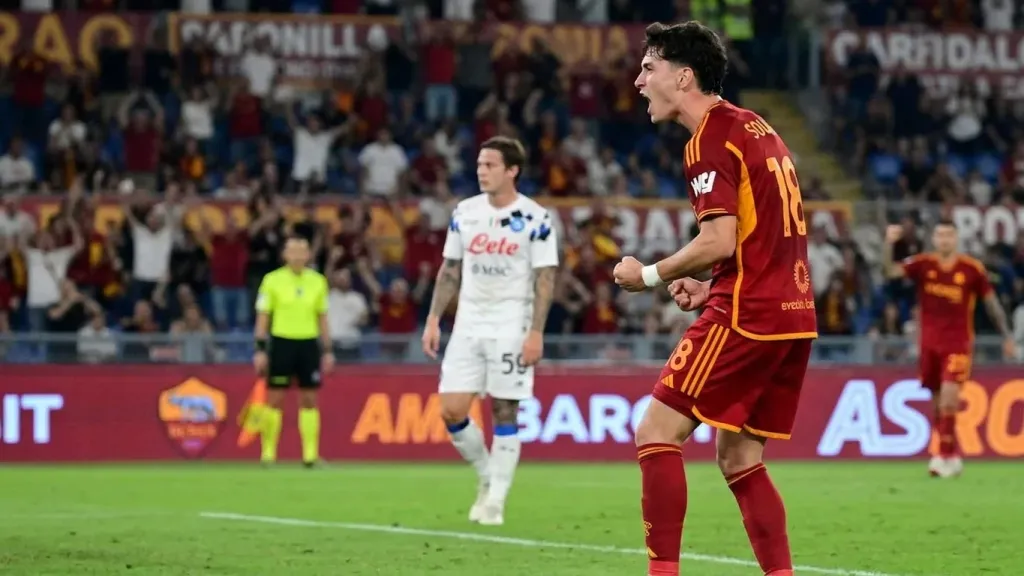 Roma comes from behind in stoppage time to sink Atalanta at the Olimpico