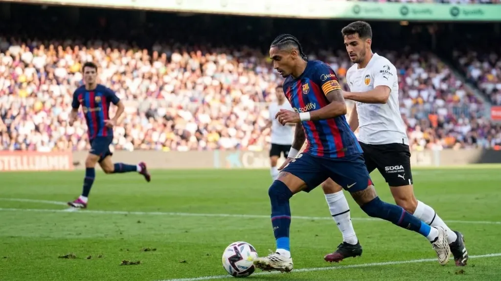 Barcelona visits Valencia chasing fourth straight win