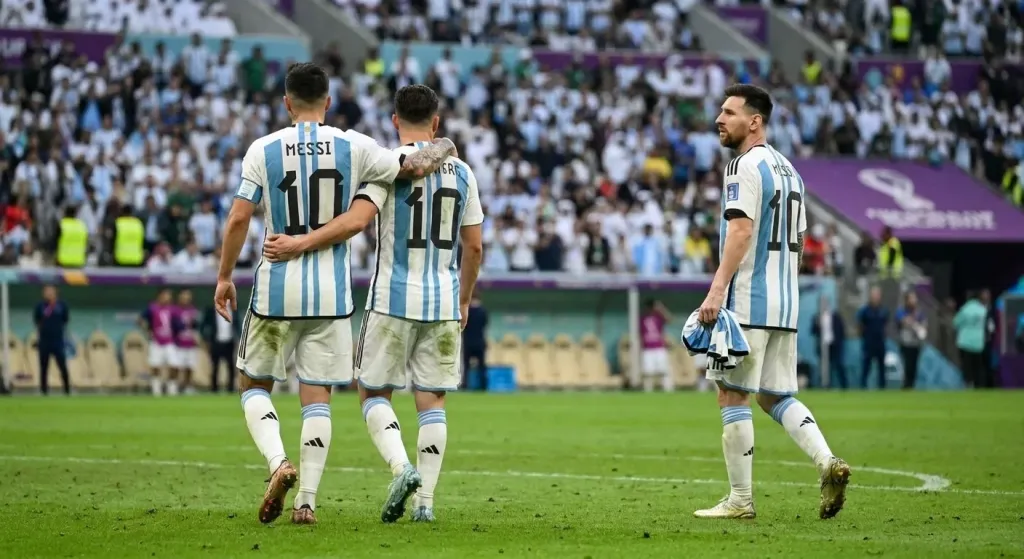 Argentina spreads the No. 10 shirt around after Messi's exit