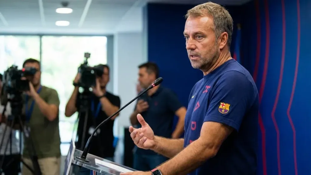 Barcelona ha metido cinco goles en cuatro de sus cinco primeros partidos de Liga, y Flick asegura que es la plantilla más equilibrada que ha tenido