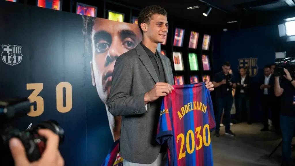 Barcelona ties down Hamza Abdelkarim through 2030 with buyout clause near $115 million