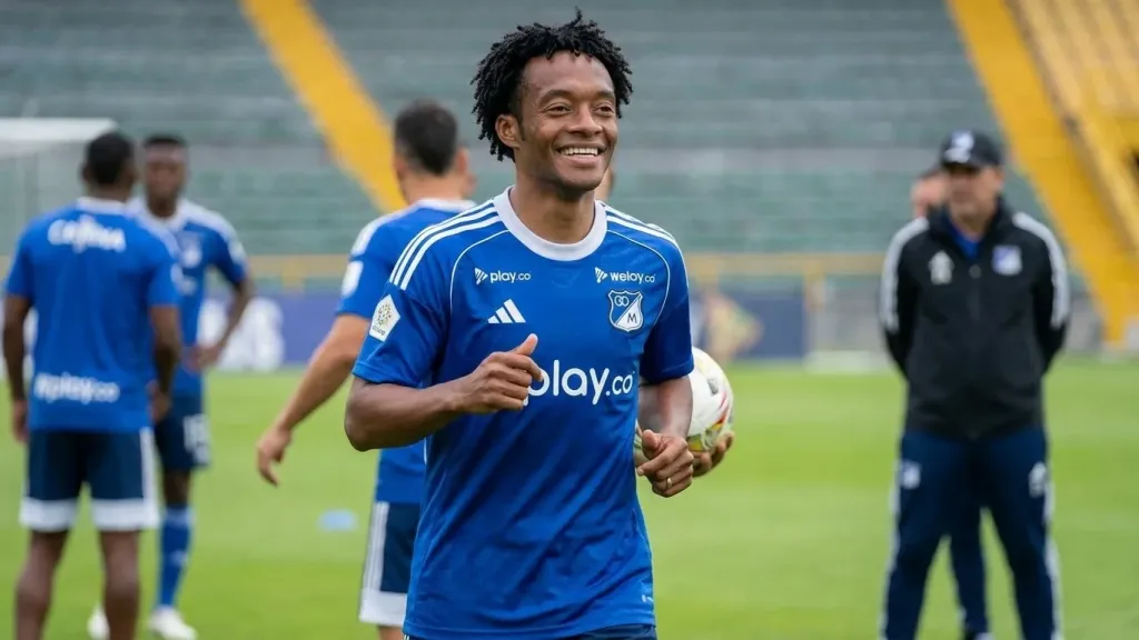 Cuadrado Is Now a Millonarios Player, and He Revealed the Call That Brought Him Back to Colombia