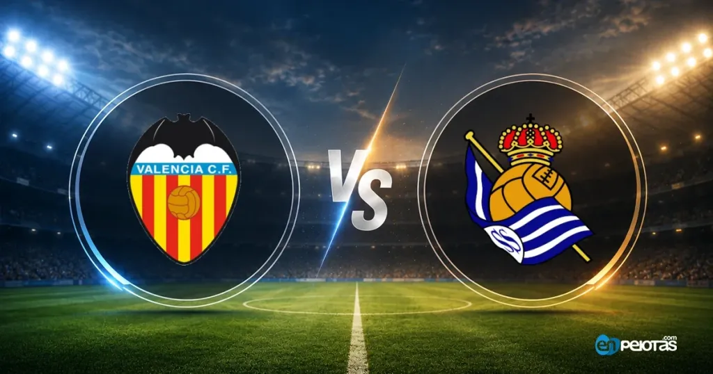 Barrenetxea da la puntilla al Valencia en el minuto 90 y firma el 2-3 de la Real Sociedad