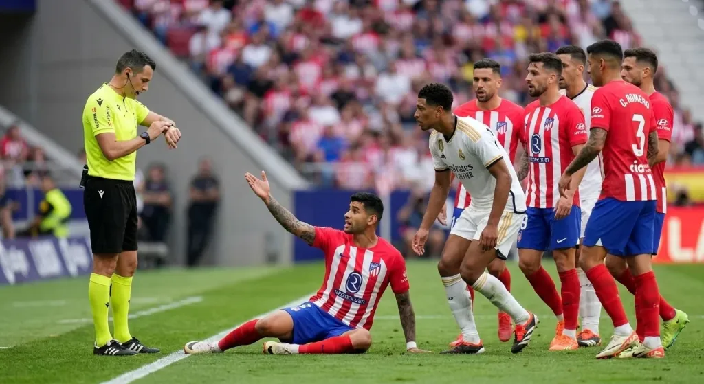 Atlético beat Real Madrid 2-1 in derby marked by two overturned red cards and Huijsen's expulsion