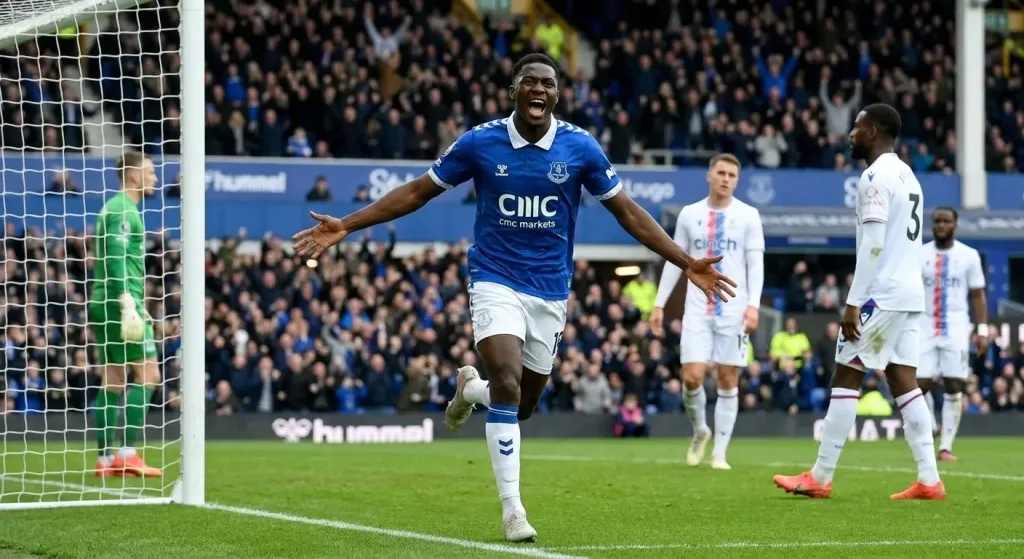 Everton grind out narrow win as Barry strike and Ipswich red card seal 1-0