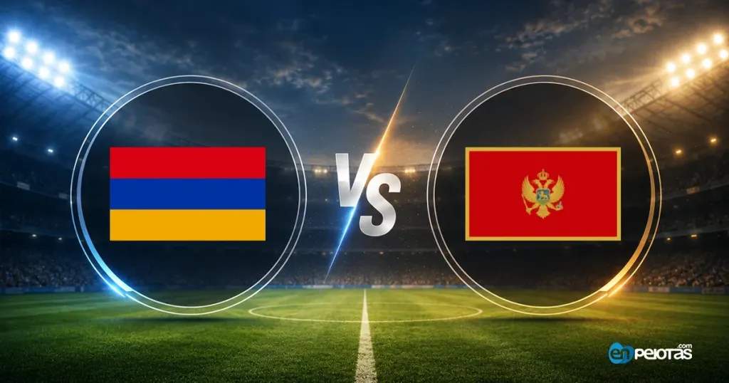 Montenegro remonta en el final y vence 3-2 a Armenia en la Liga de Naciones