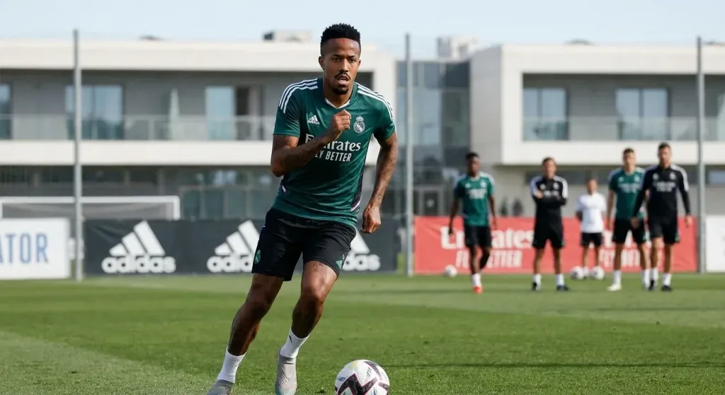 Militao ya pisa el césped y el Madrid apunta a su regreso a finales de octubre