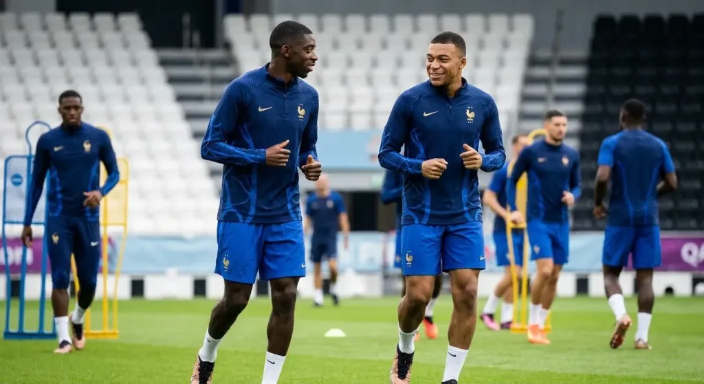 Dembélé shuts down rumors of a Ballon d'Or feud with Mbappé