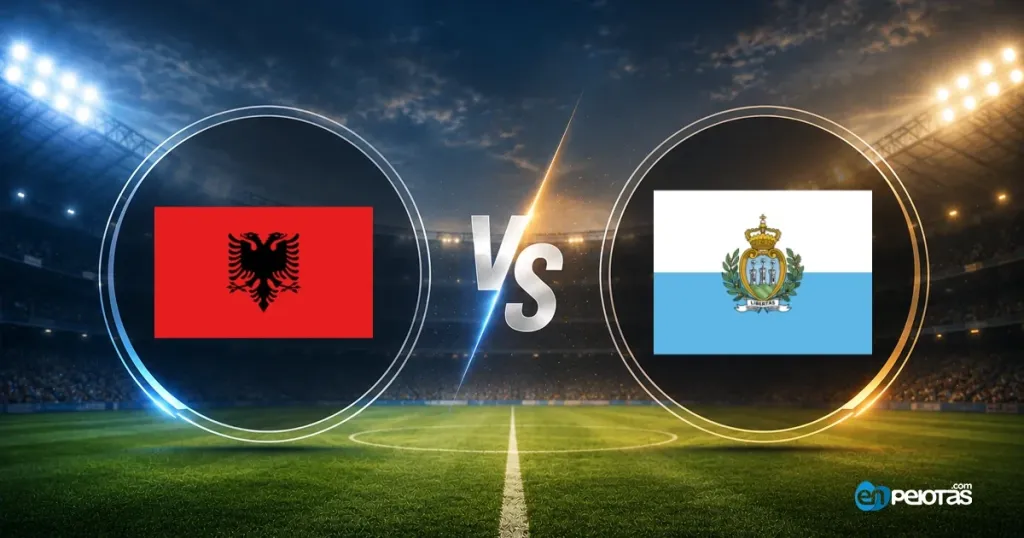Albania sufre hasta el descuento pero doblega 2-1 a San Marino con penalti de Asllani