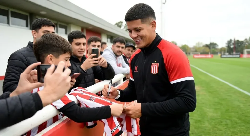 Marcos Rojo already training like an Estudiantes player before signing his contract