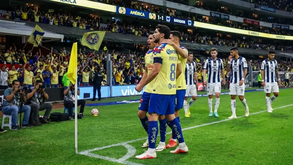 América settle for a draw against Monterrey, falling short despite dominating with a man advantage