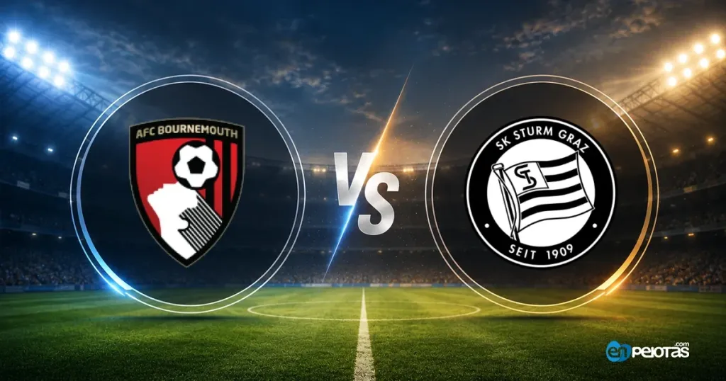 El Bournemouth recibe a un Sturm Graz en racha, con el favoritismo a su favor pero sin nada decidido