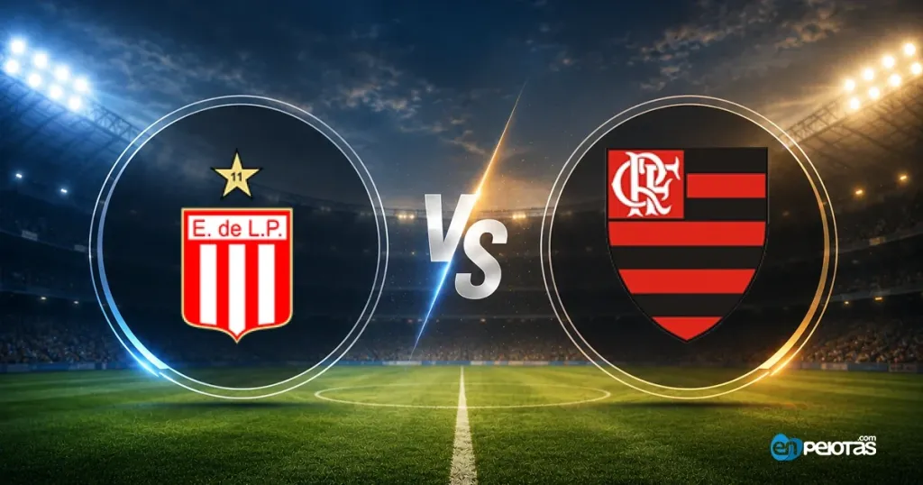 Estudiantes domina pero no gana: 0-0 ante Flamengo en la ida de semifinales de la Libertadores