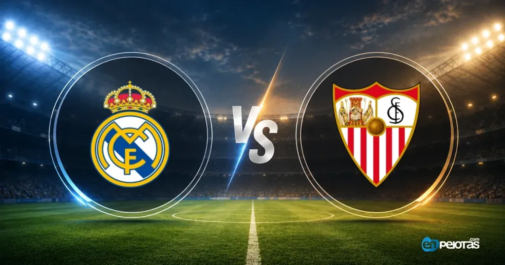 El Real Madrid golea 4-1 al Sevilla en el Bernabéu con doblete de Mbappé