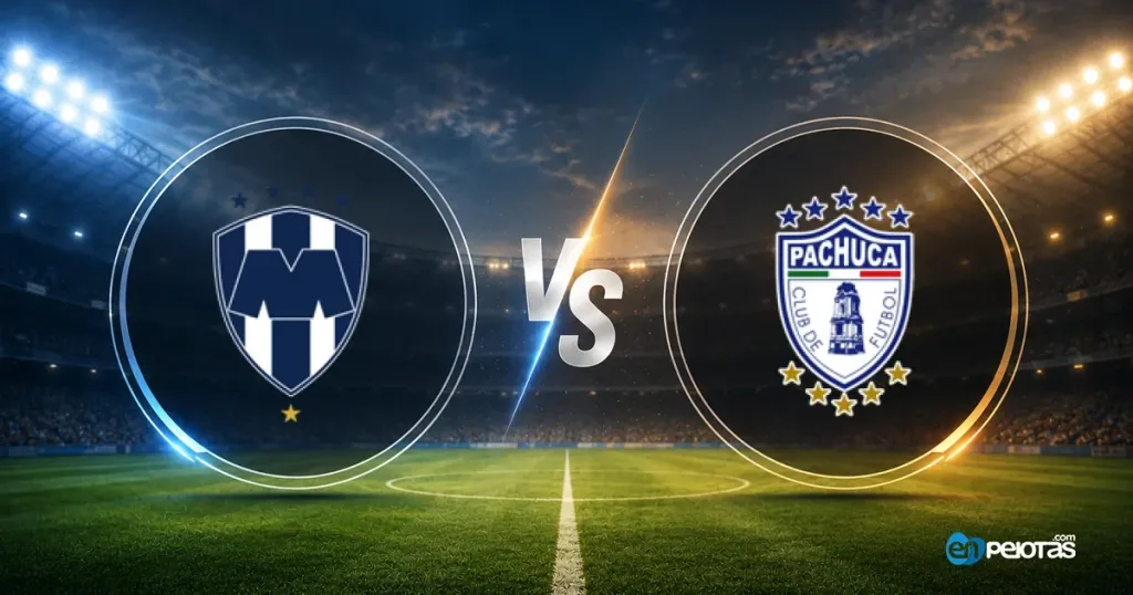 Monterrey golpea dos veces en tres minutos y resiste a Pachuca para ganar 2-1