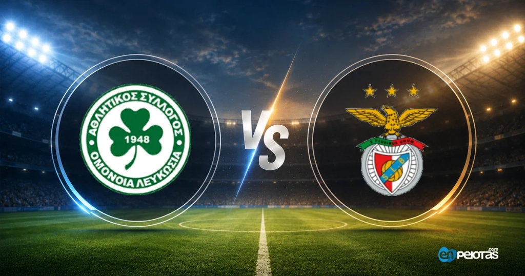 El Benfica goleó 4-1 al Omonia Nicosia y se afianza como líder de la Europa League