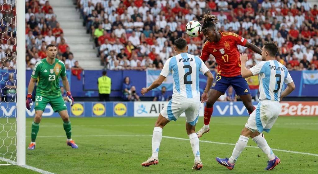 Nico Williams revela que un empujón de Nahuel Molina fue clave en el gol decisivo de la final del Mundial