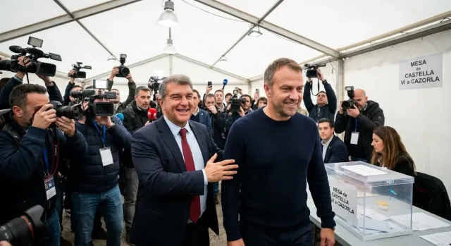 Laporta vuelve y va a por Julián Álvarez