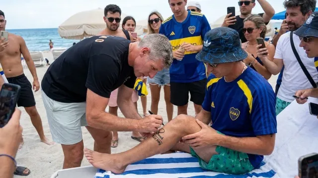 La firma de Palermo que se convirtió en tatuaje en Miami