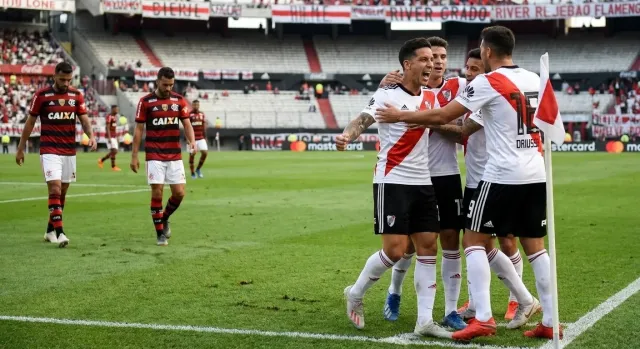 Driussi brilló pero Flamengo remontó ante River en Portugal