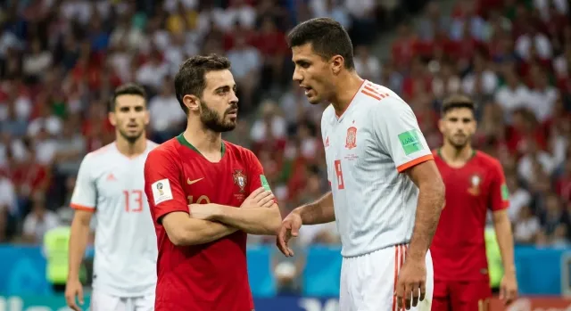 Rodri se disculpa con Bernardo Silva por su gesto