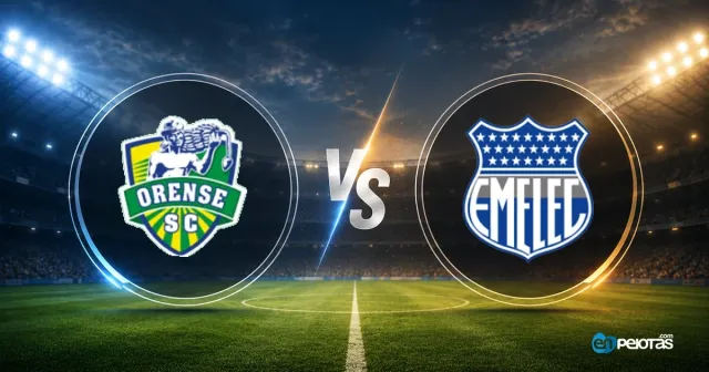 Orense vs Emelec: choque de media tabla
