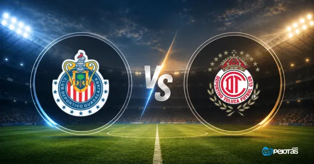 Toluca gana 2-0 al Guadalajara en su defensa del título