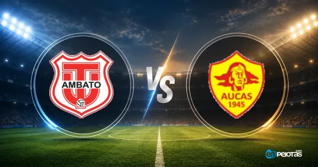 Técnico Universitario vs Aucas en disputa equilibrada