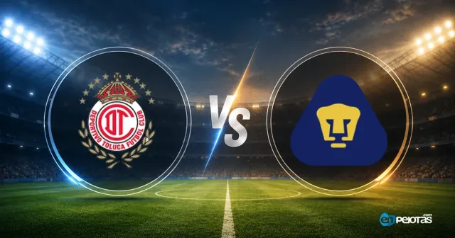 Pumas remonta y vence 1-2 al Toluca en el Nemesio Díez