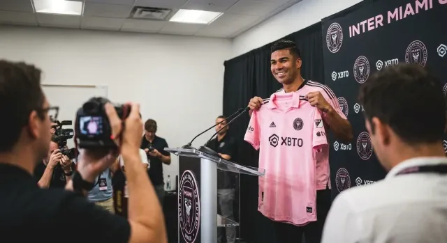 Casemiro llega al Inter Miami en busca de refuerzo defensivo