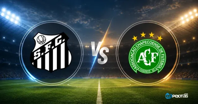 Santos busca alejarse de la zona baja ante Chapecoense