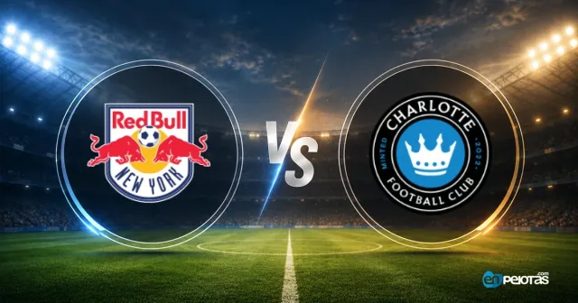 Charlotte FC vence 2-0 a New York Red Bulls